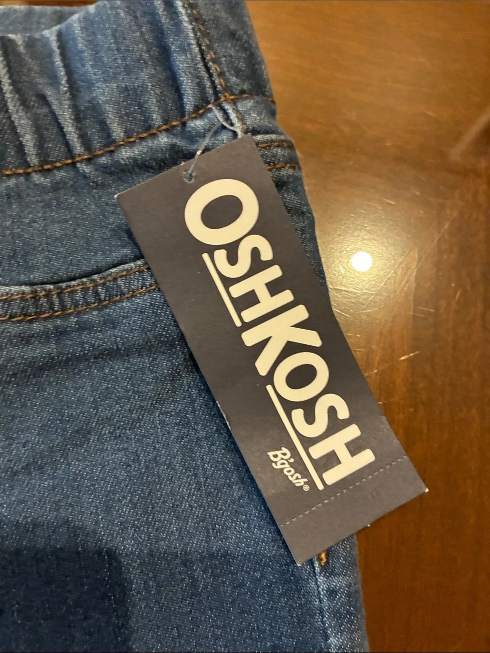 OshKosh B'gosh Girls Size 7 Denim Pull-On Jeans